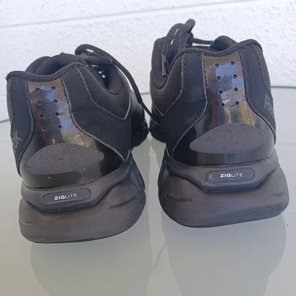 Reebok ZigLite Mens Running Shoes Size 9.5 Black ZigTech V46946 Sneaker - Picture 5 of 11